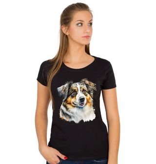 Obrázek 1 produktu Dámské tričko Australský ovčák Australian Shepherd