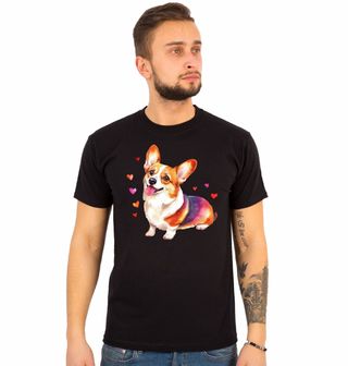 Obrázek 1 produktu Pánské tričko Zamilovaný pes Corgi
