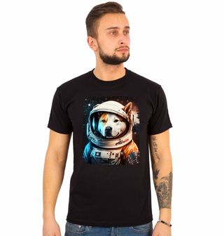Obrázek 1 produktu Pánské tričko Astronaut Shiba-Inu