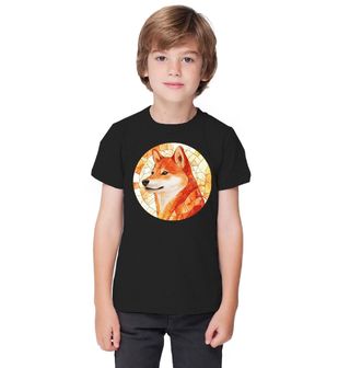 Obrázek 1 produktu Dětské tričko Shiba-Inu ve Vitráži Stained Glass