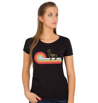 Obrázek 1 produktu Dámské tričko Retro Lama