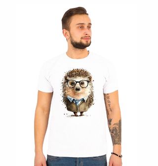 Obrázek 1 produktu Pánské tričko Slušný Ježek v Kravatě