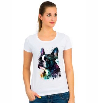 Obrázek 1 produktu Dámské tričko Bostonský teriér Boston terrier
