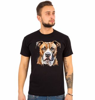 Obrázek 1 produktu Pánské tričko Americký stafordšírský teriér American Staffordshire Terrier