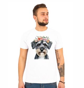 Obrázek 1 produktu Pánské tričko Roztomilý Knírač malý