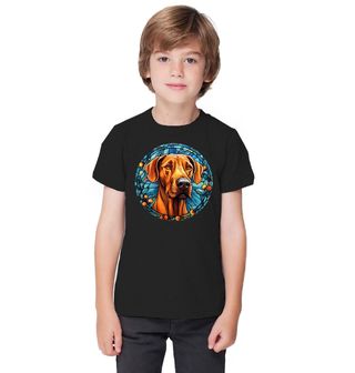 Obrázek 1 produktu Dětské tričko Rhodéský ridgeback ve Vitráži Stained Glass