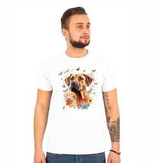 Obrázek 1 produktu Pánské tričko Rhodéský ridgeback mezi Motýly