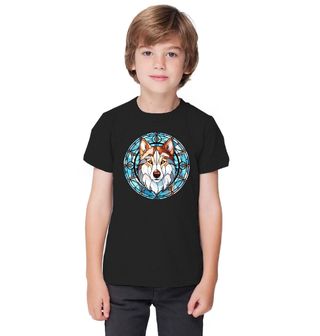 Obrázek 1 produktu Dětské tričko Husky ve Vitráži Stained Glass