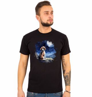 Obrázek 1 produktu Pánské tričko Bígl pod Hvězdami