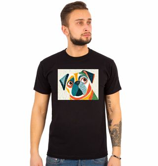 Obrázek 1 produktu Pánské tričko Mops v Etno Stylu