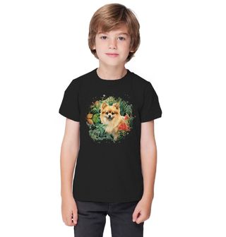 Obrázek 1 produktu Dětské tričko Pomeranian v Džungli