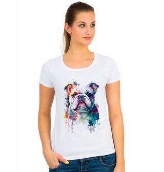 Obrázek 1 produktu Dámské tričko Anglický buldok English Bulldog
