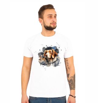 Obrázek 1 produktu Pánské tričko Bretaňský ohař ve Městě