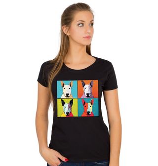 Obrázek 1 produktu Dámské tričko Pop-art Anglický bulteriér