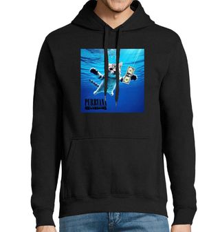 Obrázek 1 produktu Pánská mikina Kočičí Purrvana Nevermind