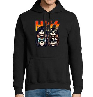 Obrázek 1 produktu Pánská mikina HISS Kočičí rocková skupina