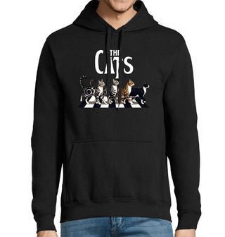 Obrázek 1 produktu Pánská mikina The Cats Beatles Kočky Abbey Road