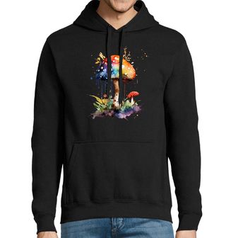 Obrázek 1 produktu Pánská mikina Magická Barevná Houba v Lese