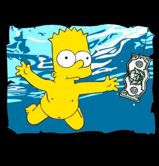 Obrázek 2 produktu Dětské tričko The Simpsons "Nirvana Bart" Simpsonovi (Velikost: 5-6)