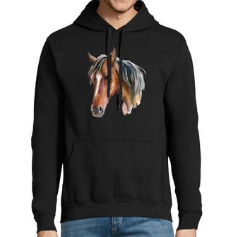 Obrázek 1 produktu Pánská mikina Pohled Hnědého koně Brown Horse