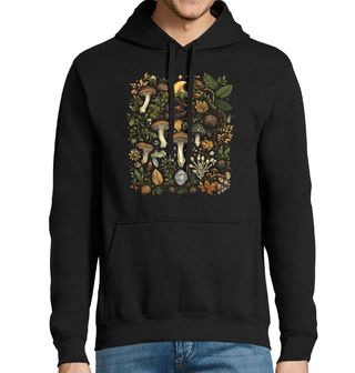 Obrázek 1 produktu Pánská mikina Mystická Lesní Říše Hub Vintage Mushrooms Forest