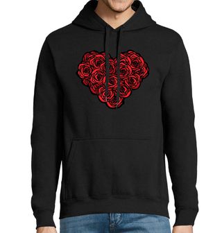 Obrázek 1 produktu Pánská mikina Srdce z růží Red Roses Heart