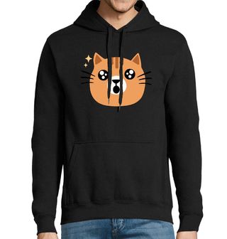 Obrázek 1 produktu Pánská mikina Překvapená kočka Cute Surprised Cat