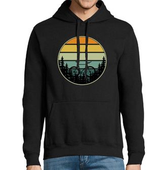 Obrázek 1 produktu Pánská mikina Kolo při západu slunce Retro Sunset  Bike