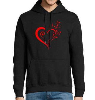 Obrázek 1 produktu Pánská mikina Srdce z Motýlů Heart Butterflies