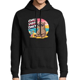 Obrázek 1 produktu Pánská mikina Kapybara u moře Chill Vibes Only