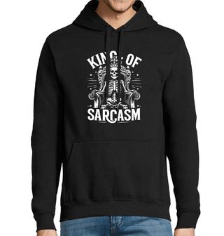 Obrázek 1 produktu Pánská mikina Kostlivec Král Sarkasmu King of Sarcasm