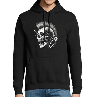 Obrázek 1 produktu Pánská mikina Lebka Pankáč Punk’s Not Dead Skull
