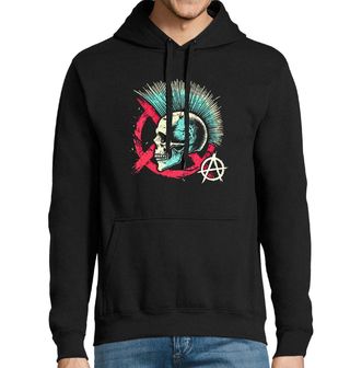 Obrázek 1 produktu Pánská mikina Lebka Anarchie Anarchy Skull