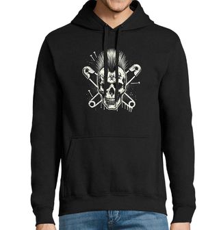 Obrázek 1 produktu Pánská mikina Lebka Pankáč Punk Skull 