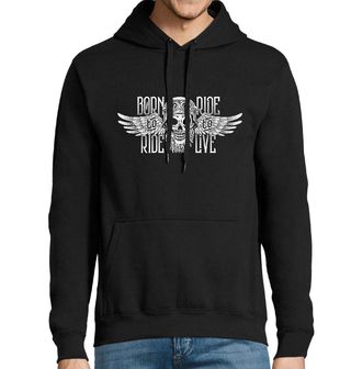 Obrázek 1 produktu Pánská mikina Zrozen k jízdě Born to Ride Ride to Live
