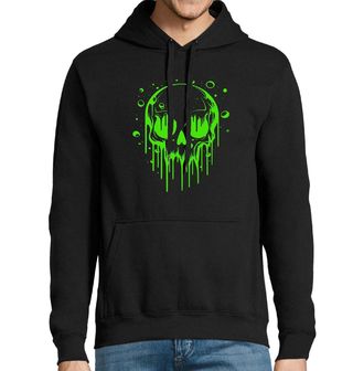 Obrázek 1 produktu Pánská mikina Neonová Lebka Kapka smrti Neon Toxic Skull