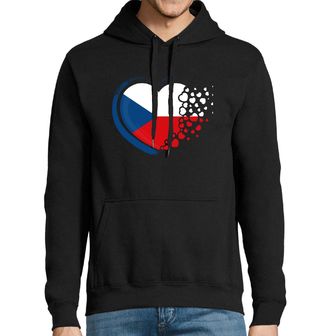Obrázek 1 produktu Pánská mikina České srdce Czech Love Flag