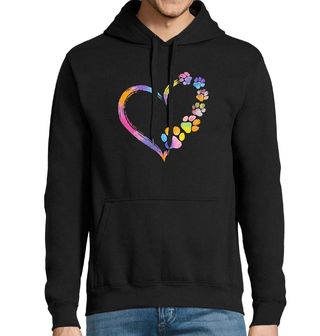 Obrázek 1 produktu Pánská mikina Srdce z tlapek Paws Heart