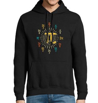 Obrázek 1 produktu Pánská mikina Kolik je hodin? Pí (𝝅) Pi Clock