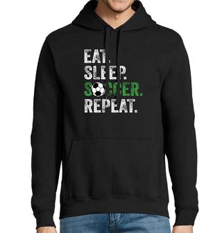 Obrázek 1 produktu Pánská mikina Jez Spi Fotbal Opakuj Eat Sleep Soccer Repeat