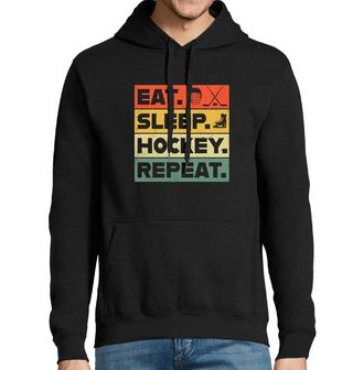 Obrázek 1 produktu Pánská mikina Jez Spi Hokej Opakuj Eat Sleep Hockey Repeat