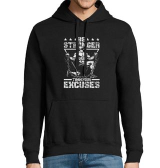 Obrázek 1 produktu Pánská mikina Buď silnější než tvé výmluvy Be Stronger Than Your Excuses