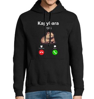 Obrázek 1 produktu Pánská mikina Kapybara volá Phone Call