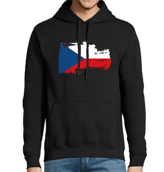 Obrázek 1 produktu Pánská mikina Potrhaná Vlajka České republiky