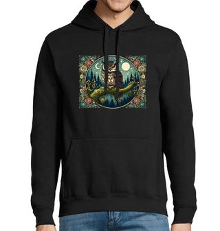 Obrázek 1 produktu Pánská mikina Sova na větvi Boho