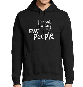 Obrázek 1 produktu Pánská mikina Antisociální Kočka Ew, People