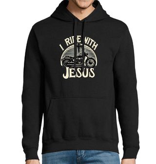 Obrázek 1 produktu Pánská mikina Jezdím s Ježíšem I Ride With Jesus