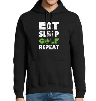 Obrázek 1 produktu Pánská mikina Jez Spi Hraj Golf Opakuj Eat Sleep Golf Repeat
