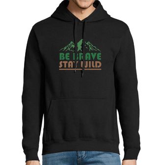 Obrázek 1 produktu Pánská mikina Buď odvážný, zůstaň divoký Be Brave Stay Wild