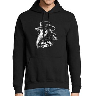 Obrázek 1 produktu Pánská mikina Morový Doktor Plague Doctor Trust Me, I’m a Doctor